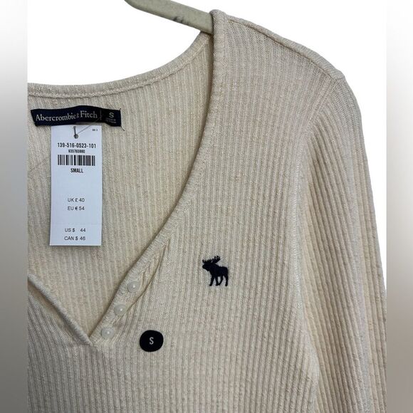 Abercrombie & Fitch Long Sleeve‎ Henley SMALL - Picture 12 of 16